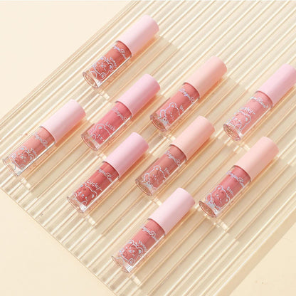 Water Light Glass Lip Glaze Hydrating Mirror Lips Oil Nourishing Moisturizing Pearlescent Glitter Cute Tootsie Mini Lip Gloss