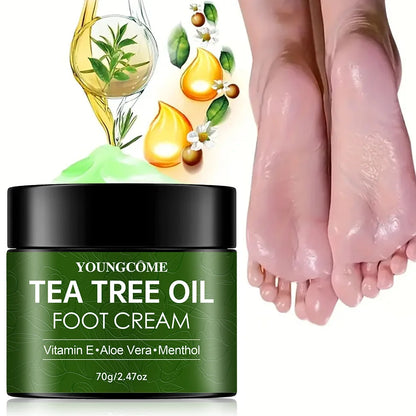 Tea Tree Foot Cream Heel Cracking Repair Products Exfoliation Dead Skin
