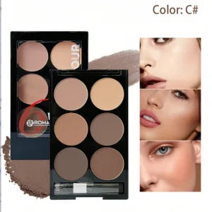 6-Color Contour & Highlight Powder Palette
