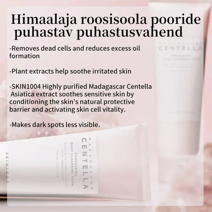 Korean Centella Pink Salt Pore Care Fresh Toner Ampoule Facial Serum