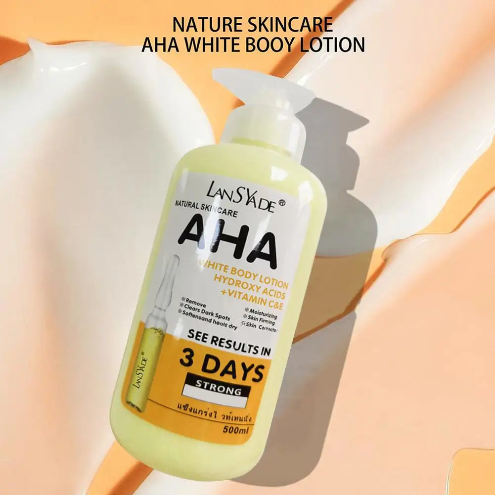Whitening Body Cream Hydroxy Acids Vitamin C VE Deep Moisturizing