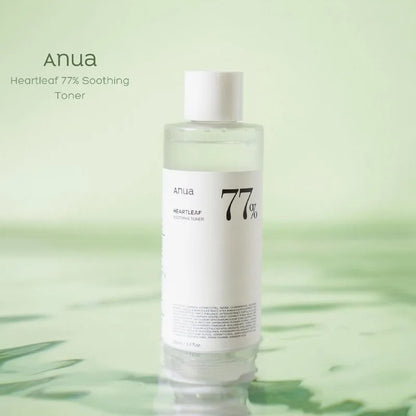 Anua Skincare Products Set Facial Deep Cleansing Toner 77 Heartleaf