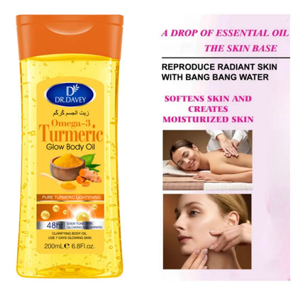200mlBody OilTurmeric Omega-3 Glow Body Oil Body Oil Skin Care Oil