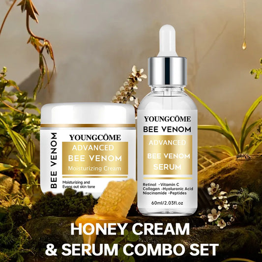 Bee Venom Cream Serum Set Reduce Fine Lines Lifting