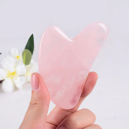Natural Stone GuaSha Jade Facial Beauty Scraping Massage Tools