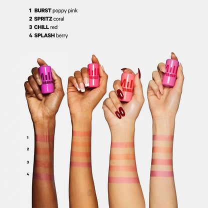 Milk Makeup Cooling Water Jelly Tint Hydrating Long-Lasting Sheer Lip&Cheek Stain 3-in-1 Bouncy Jelly Texture Lipstick Cosmetic