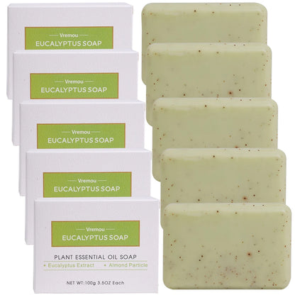 Lavender Soap, Exfoliating Cream Granule Essential Oil Soap