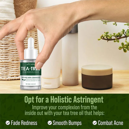 Acne Tea Tree Serum Relief Vegan Non-Sticky Clear Balanced Skin