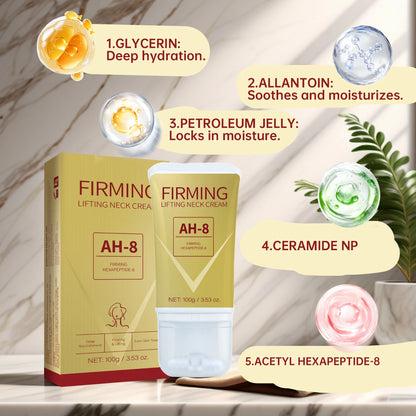 AH-8 Neck Cream with Massage Roller Neck Tightening
