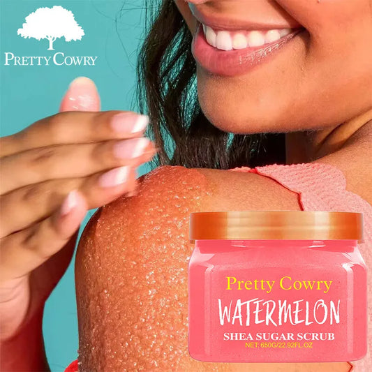 Pretty Cowry Natural Sugar and Salt Body Scrub Deep Cleansing