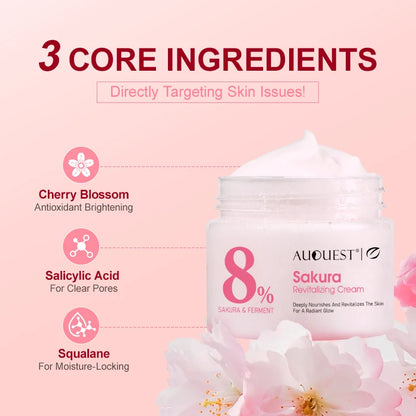 Sakura Revitalizing Face Cream Whitening Dark Spots Removal