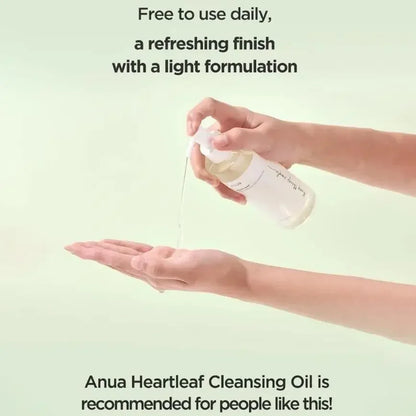 Anua Skincare Products Set Facial Deep Cleansing Toner 77 Heartleaf