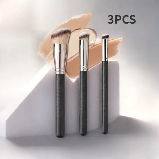 Makeup Brushes Foundation Concealer Angled Seamless Cover