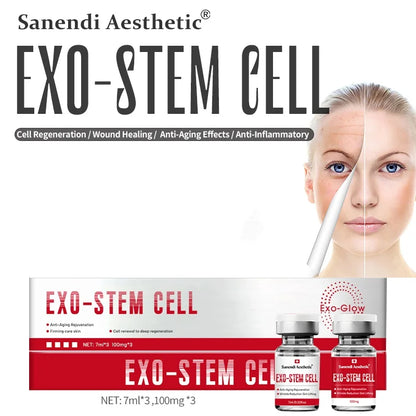 Korean Skin Care Stem Cell Serum for Face Skin Booster Anti-aging Dr.Pen Pdrn All Skin Type 7ML*3Vials+100mg*3Vials