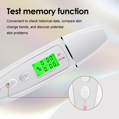 Portable Digital Face Skin Tester Moisture