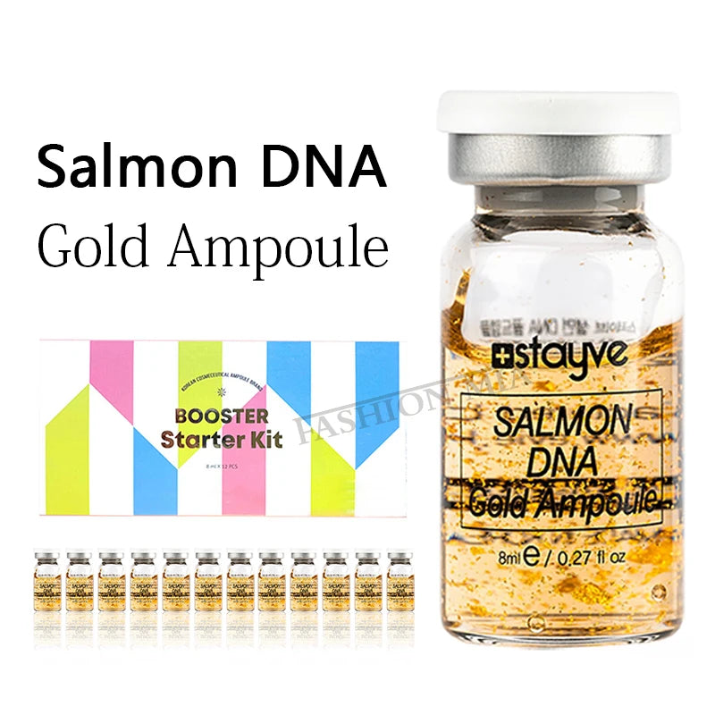 Salmon DNA Gold Ampoule Skin Booster Serum Stayve BB Cream