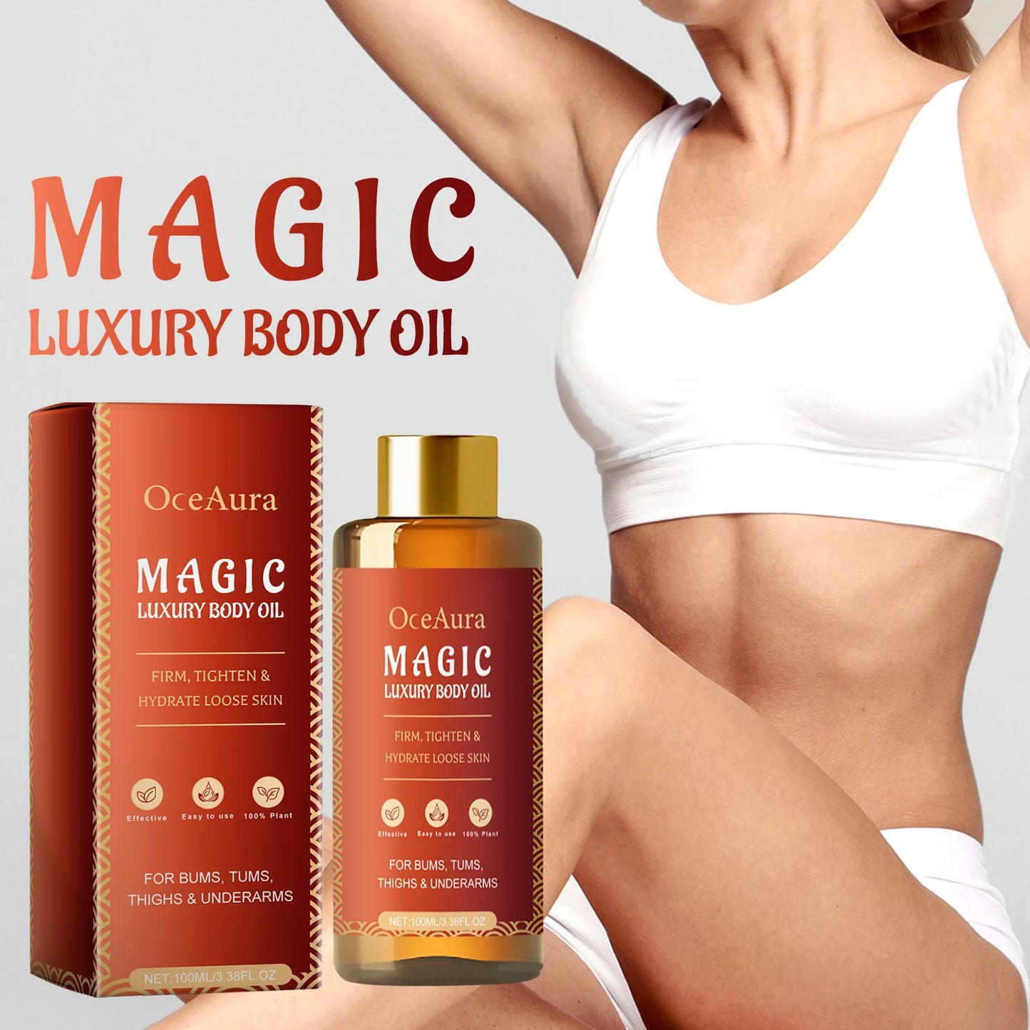 Body Firming Oil Sooth Dry Rough Repair Damaged Skin