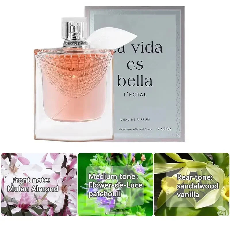 New Original 75ml Women Perfume True Love Rose Fragrance