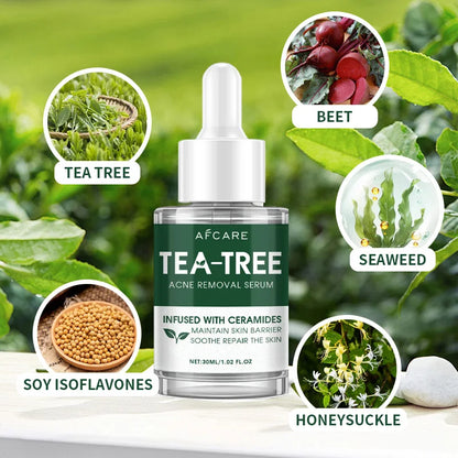 Acne Tea Tree Serum Relief Vegan Non-Sticky Clear Balanced Skin