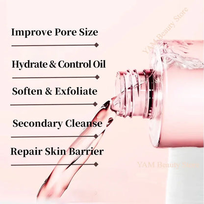 Korean Centella Pink Salt Pore Care Fresh Toner Ampoule Facial Serum