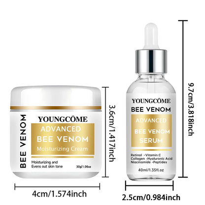 Bee Venom Cream Serum Set Reduce Fine Lines Lifting