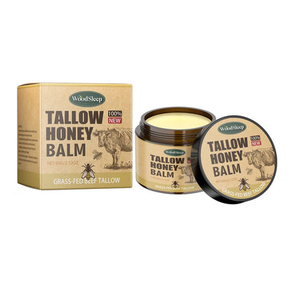 Tallow Honey Facial Moisturizer Cream Nourishing Damaged