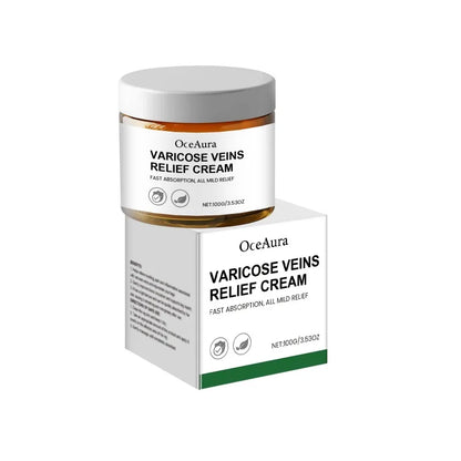 Varicose Veins Relief Cream Gentle Relief of Leg Discomfort Daily Massage Promote Blood Circulation External Use Leg Care Cream