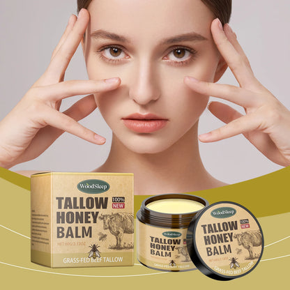 Tallow Honey Facial Moisturizer Cream Nourishing Damaged