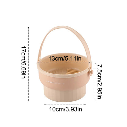 Makeup Brush Cleaning Bucket