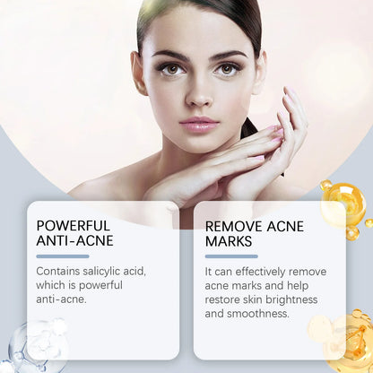 2% Salicylic Acid Serum Tighten Delicate Pore Facial Essence Hydrating Gentle Shrinking Pore Remove Acne Serum Face Skin Care
