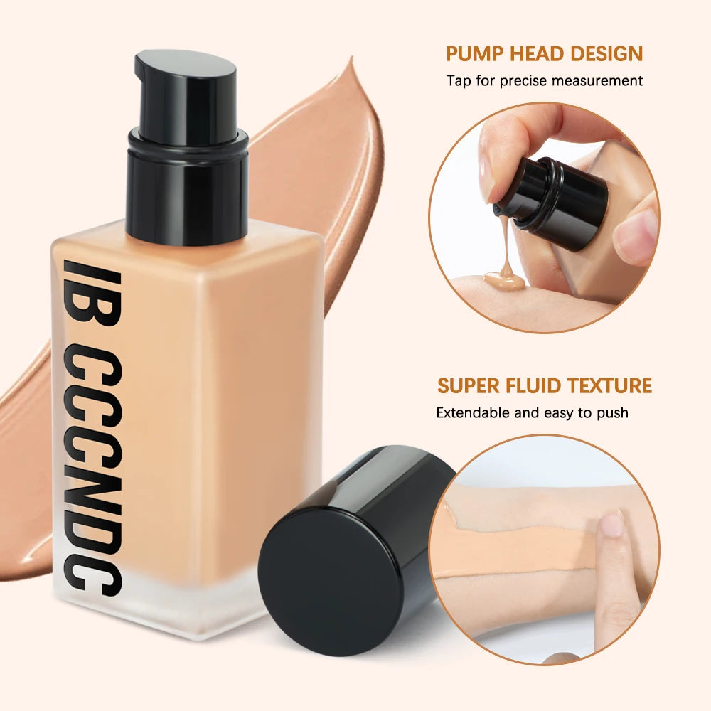 High Coverage Waterproof Korean Foundation Cream