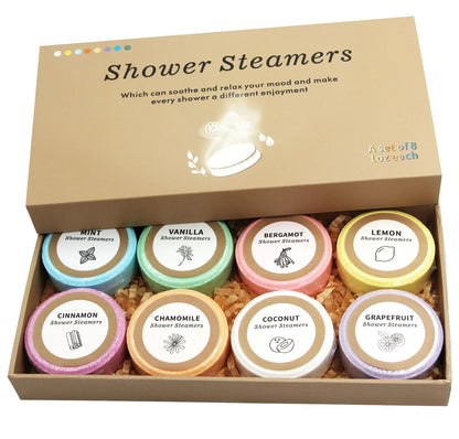 8-Pack Shower Steamers Aromatherapy Bombs