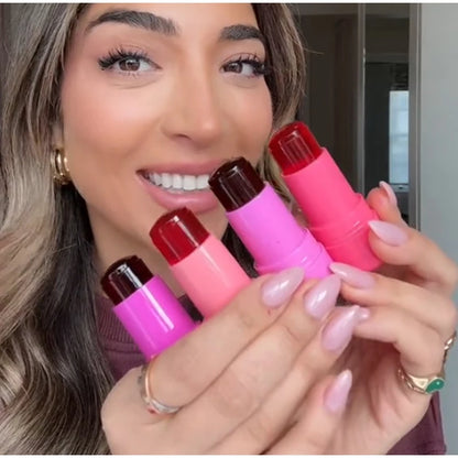 Milk Makeup Cooling Water Jelly Tint Hydrating Long-Lasting Sheer Lip&Cheek Stain 3-in-1 Bouncy Jelly Texture Lipstick Cosmetic