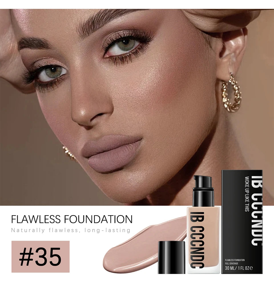 High Coverage Waterproof Korean Foundation Cream