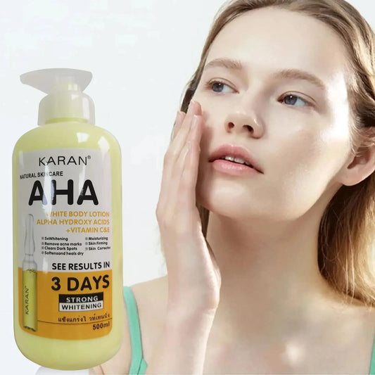 Whitening Body Cream Hydroxy Acids Vitamin C&E Moisturizing