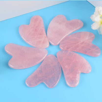 Natural Stone GuaSha Jade Facial Beauty Scraping Massage Tools