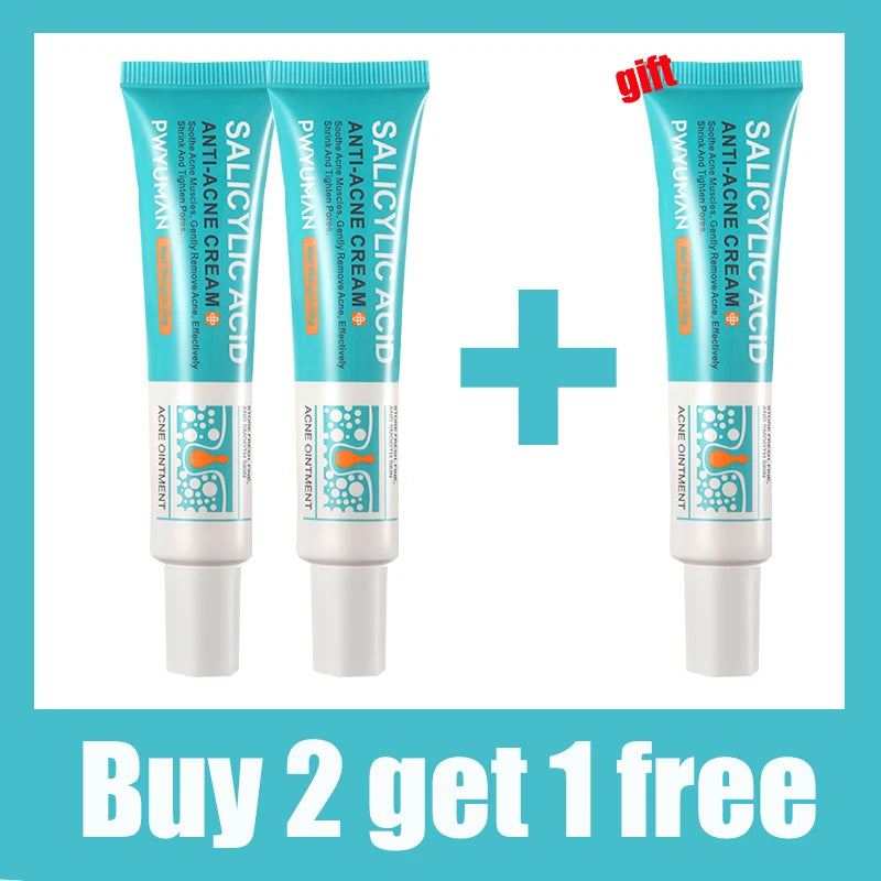 Salicylic Acid Acne Treatment Cream Repair Pimple Spots