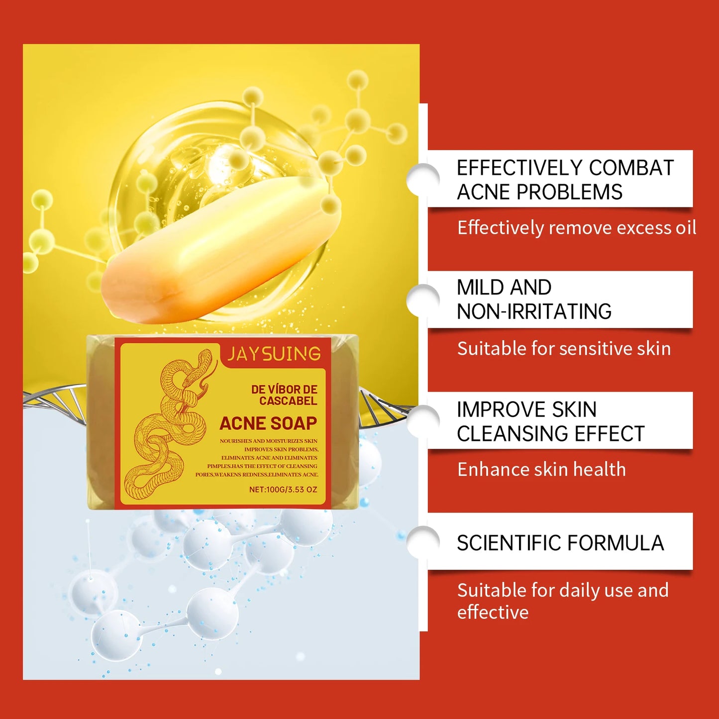 Acne Treatment Soap Deep Cleansing