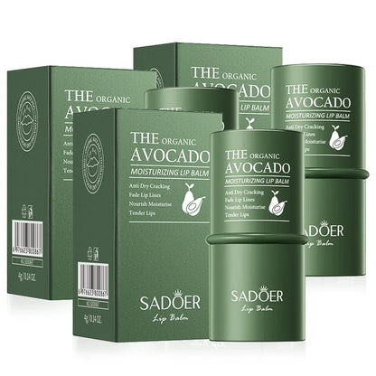 SADOER Avocado Moisturizing lipstick Plump Lips