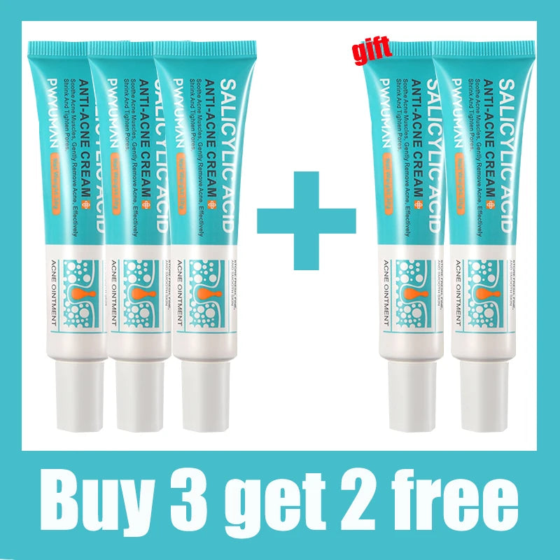 Salicylic Acid Acne Treatment Cream Repair Pimple Spots