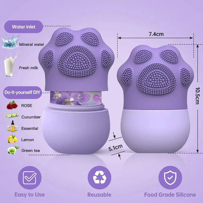 Silicone Ice Facial Roller Cooling Face Eye Body Massager
