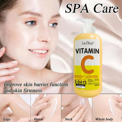Whitening Body Cream Hydroxy Acids Vitamin C VE Deep Moisturizing
