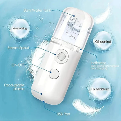 Portable Rechargeable Mini Facial Steamer