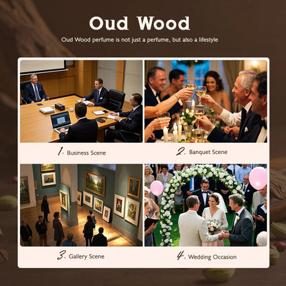 TROVEZ  Oud Wood Perfume Rich Wood Tone Perfume Unisex