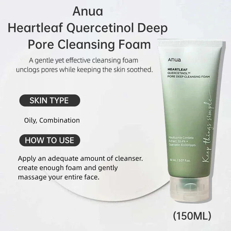 Anua Skincare Products Set Facial Deep Cleansing Toner 77 Heartleaf