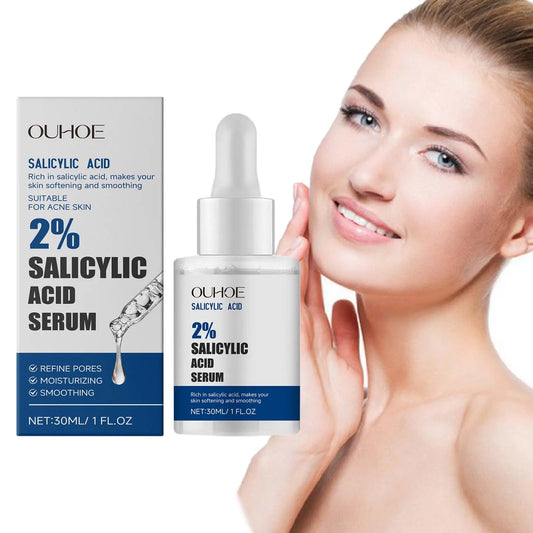 2% Salicylic Acid Serum Tighten Delicate Pore Facial Essence Hydrating Gentle Shrinking Pore Remove Acne Serum Face Skin Care