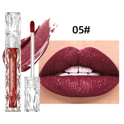 Waterproof Matte Diamond Shimmer Lipgloss