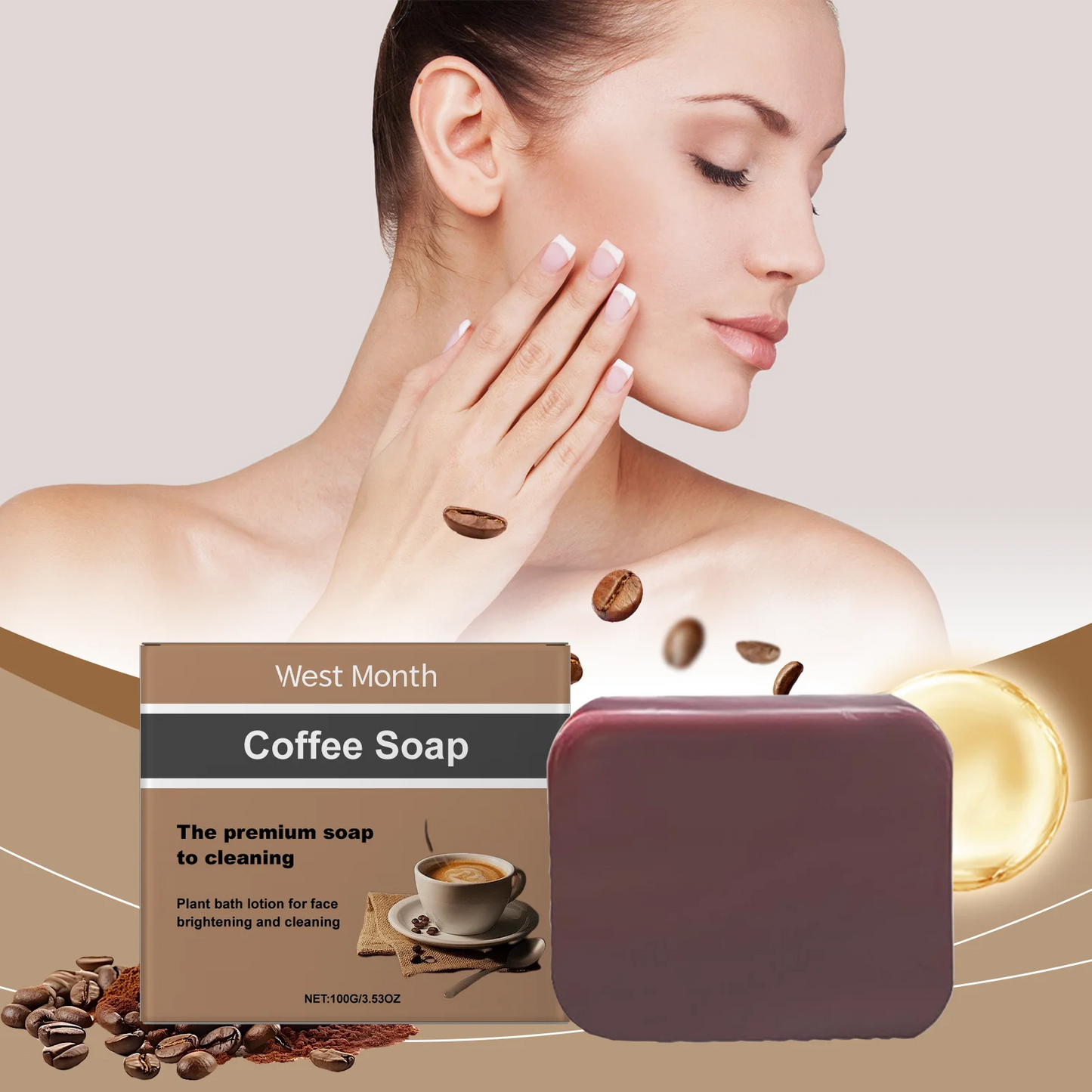 WEST MONTH Coffee Soap