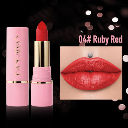 handaiyan 8 colors moisturizing and long-lasting embossed silk screen fine glitter lips translucent glass lip glitter lip gloss