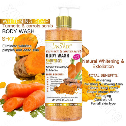 Scrub Shower Gel 500ml Moisturizing Gentle Cleansing